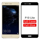 Чехол для huawei p10 lite, закаленное стекло, Защита экрана для p 10 light, p10lite, защитный чехол для телефона 5,2, LX1, LX2, LX3