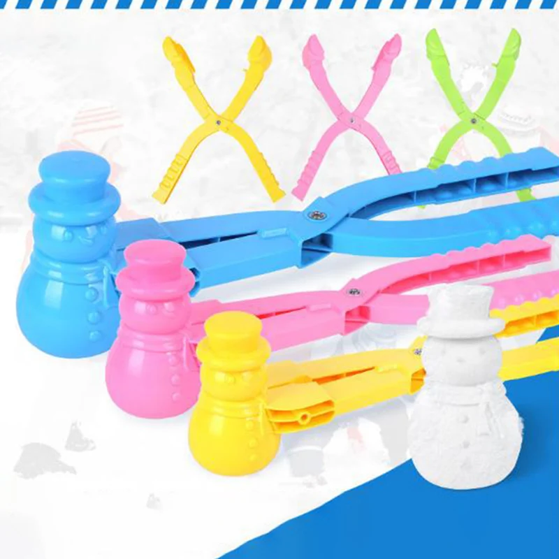 

Cartoon Lovely Duck Shaped Snowball Maker Clip Children Outdoor Winter Snow Sand Mold Tool Outdoor Fun & Sports Random Color