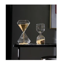 nordic time hourglass timer creative glass craftwork home bedroom living room desk decoration accessories ornaments gifts