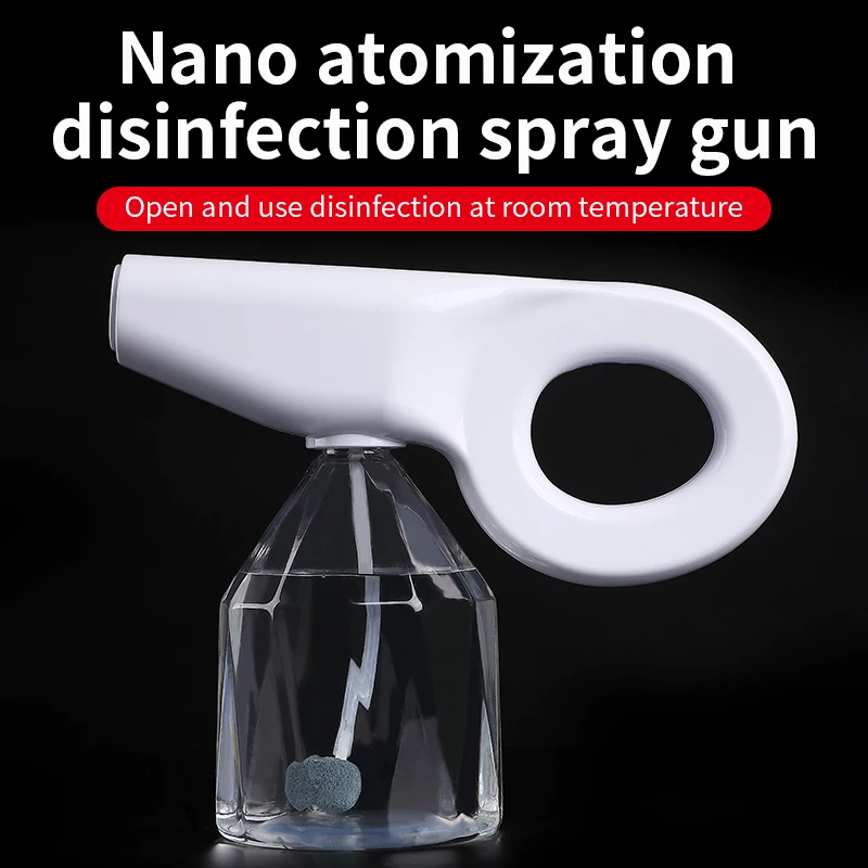 

Garden Accessories 1200ml Blue Light Wireless Nano Steam Atomizer Fogger Disinfection Water Sprayer Machine Electric Spray Guns
