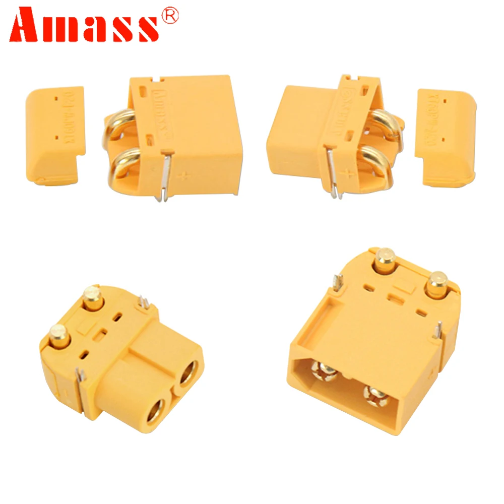 коннектор amass xt60pw xt60 pw золотой банан