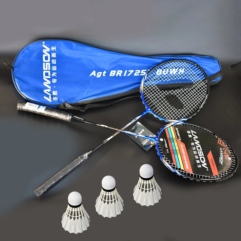 Профессиональная ракетка для бадминтона Landson из металлического сплава нападения