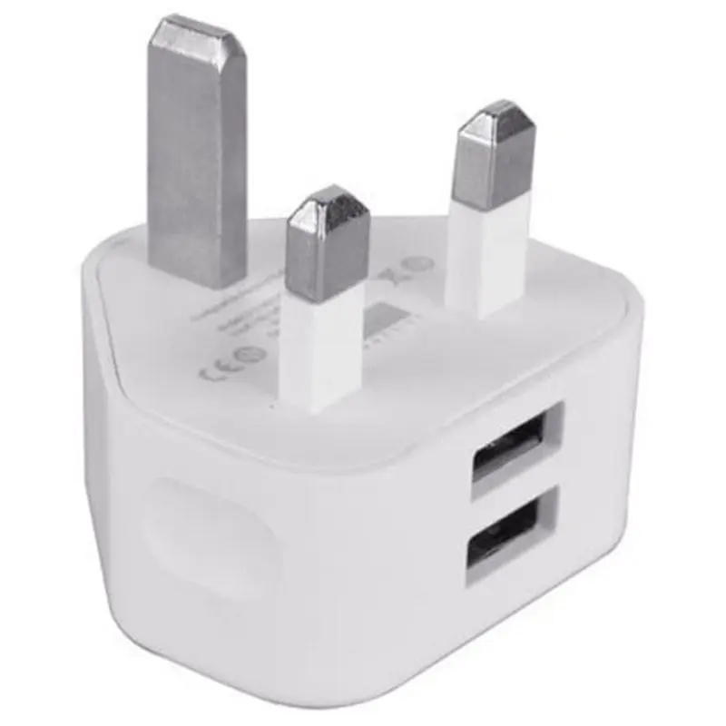 Универсальная Usb вилка стандарта Великобритании 3 Pin настенное зарядное