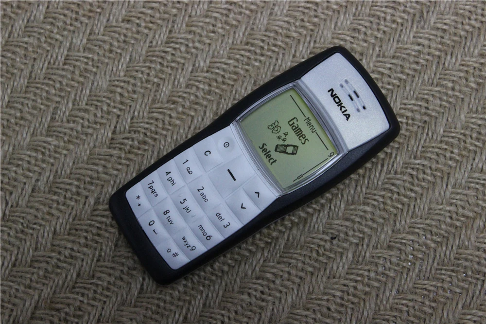 1100 Самый дешевый Оригинальный разблокирована Nokia черный цвет используется