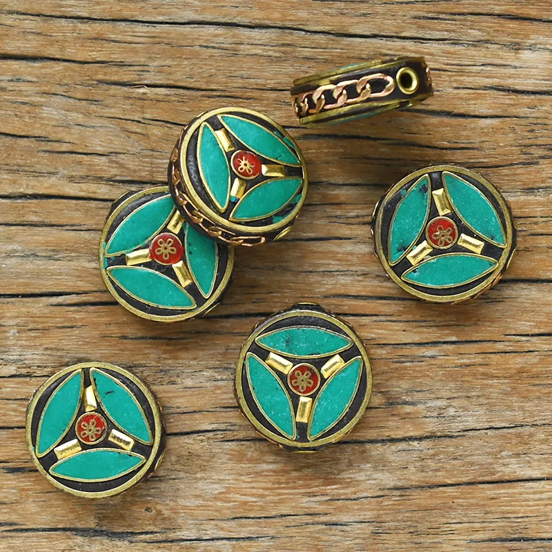 Женский креативный большой круглый кулон в виде глаза Будды подвеска из латуни