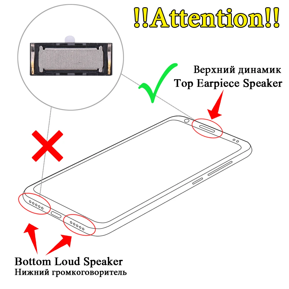 10pcs/lot Top Front Earpiece Ear piece Speaker For Sony Xperia 10 1 L3 L2 L1 R1 Plus Replace Parts images - 6
