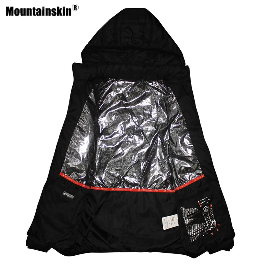 Зимняя мужская куртка для походов с USB подогревом спорта на открытом воздухе