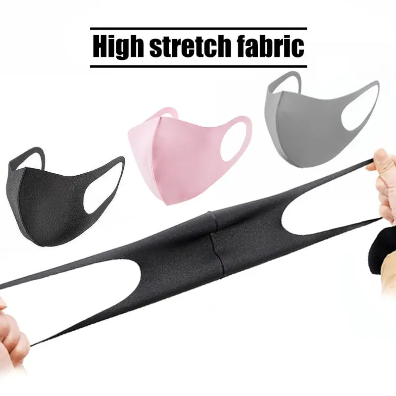 3 шт./компл. детская и взрослая Водонепроницаемая губчатая маска для рта 3D