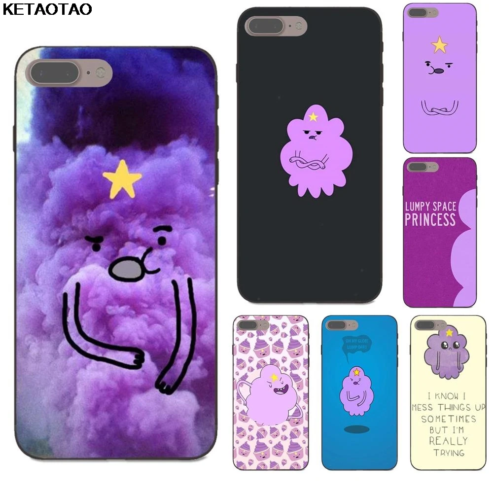 Чехол для телефона KETAOTAO Adventure Time Lumpy Princess Space чехол s iPhone 5S 6 S 7 8 Plus X XS XR 11 Pro из