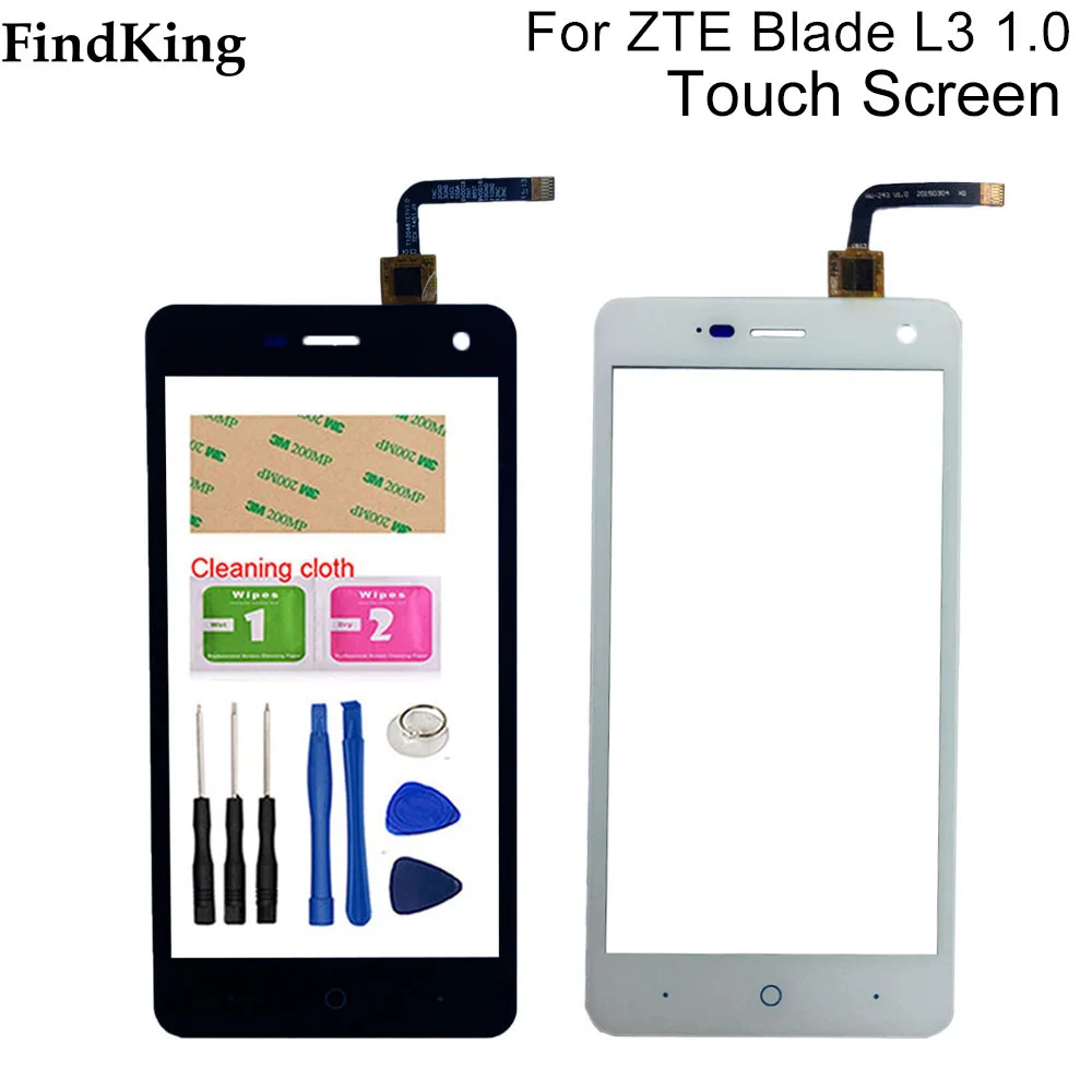 Сенсорный экран 5 0 ''для ZTE Blade L3 V1.0 V1.1 Version сенсорное Переднее стекло