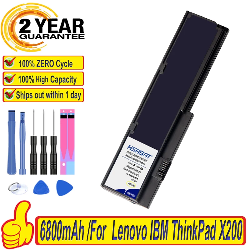 Топ бренд 100% Новый аккумулятор для Lenovo ThinkPad X200 X200s X201 X201i X201s 42T4834 42T4835 43R9254 ASM 42T4537 FRU