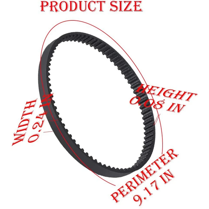 

2 Pack Replacement Belts for Shark NV501, NV502, NV503, NV505, NV500W the Rotator Lift-Away Vacuum Parts