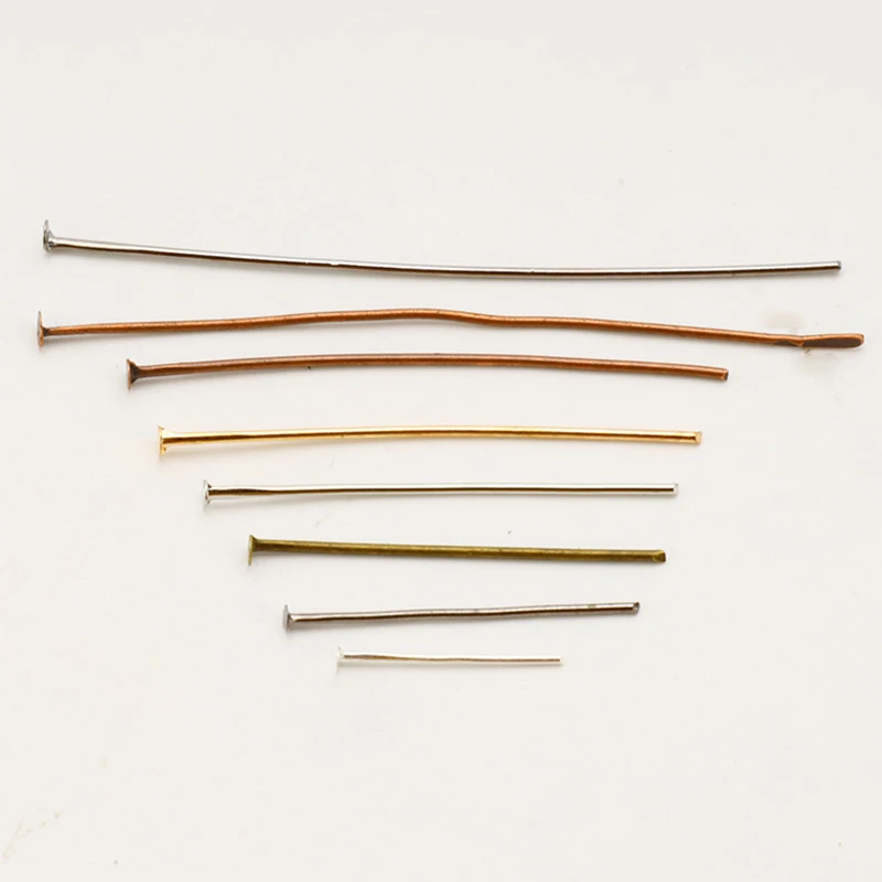 200 шт./компл. металлической головки глаз плоской для бижутерии материал рукоделия