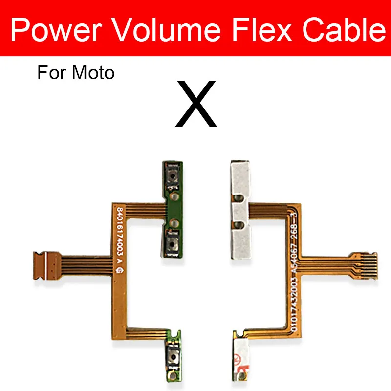 Шлейф кнопки питания громкости для Motorola Moto X2 X3 X Play Style Force Side Key Butoon Flex Ribbon Запасные