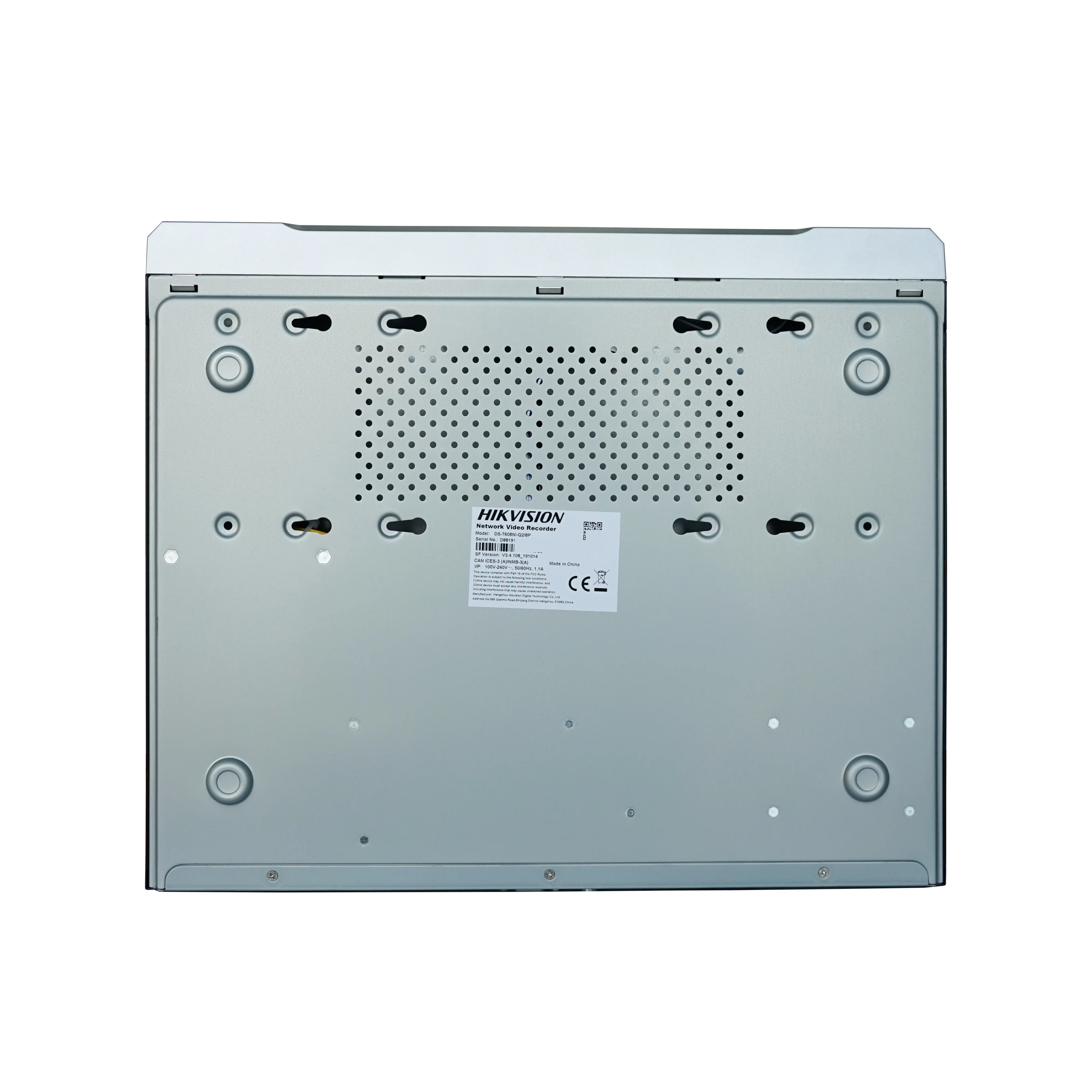 Сетевой видеорегистратор Hikvision 4K H.265 PoE NVR DS-7608NI-Q2/8P для IP-камеры CCTV сетевой с