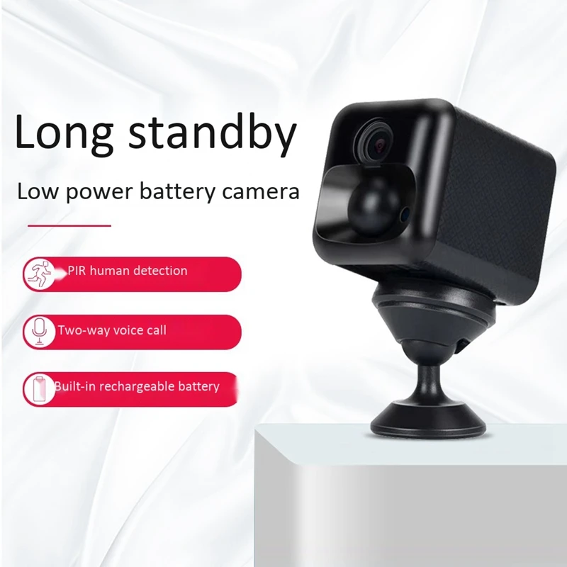 Wifi 1080P HD камера PIR сенсор аккумуляторная батарея ip беспроводная видеонаблюдения