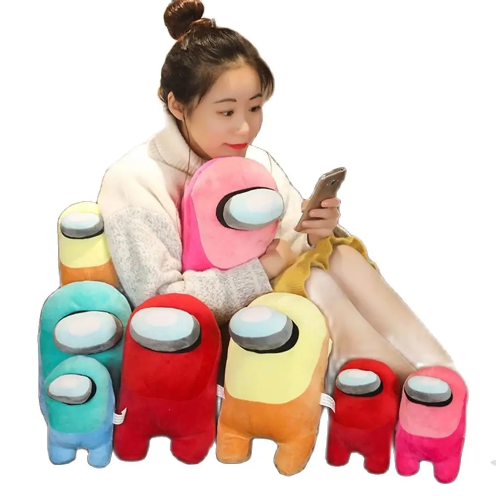

20cm Soft Plush Among Us Game Plush Toy Original Kawaii Animal Stuffed Doll Christmas Gift Cute Red Small Among Us Plushie