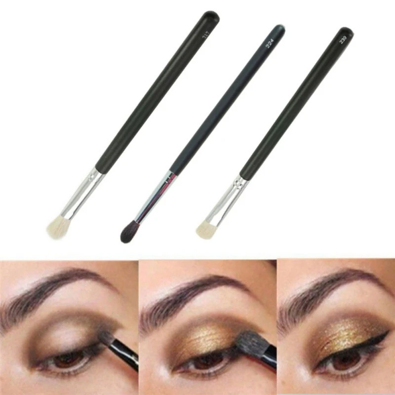 Шерстяные кисти для теней век 1 шт. Кисть макияжа бровей косметика макияжа. w |