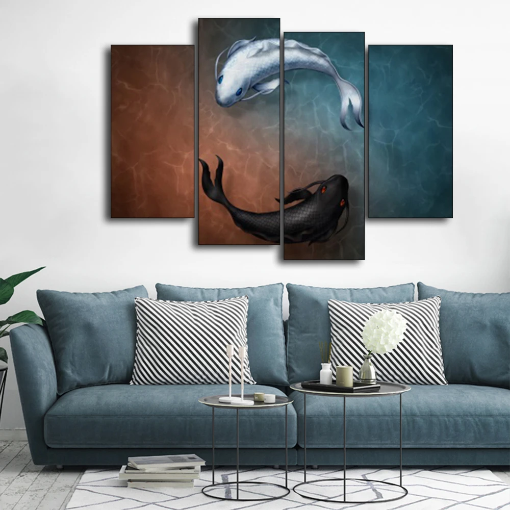 Фотообои Laeacoo Yin and Yang домашние декоративные настенные картины для гостиной