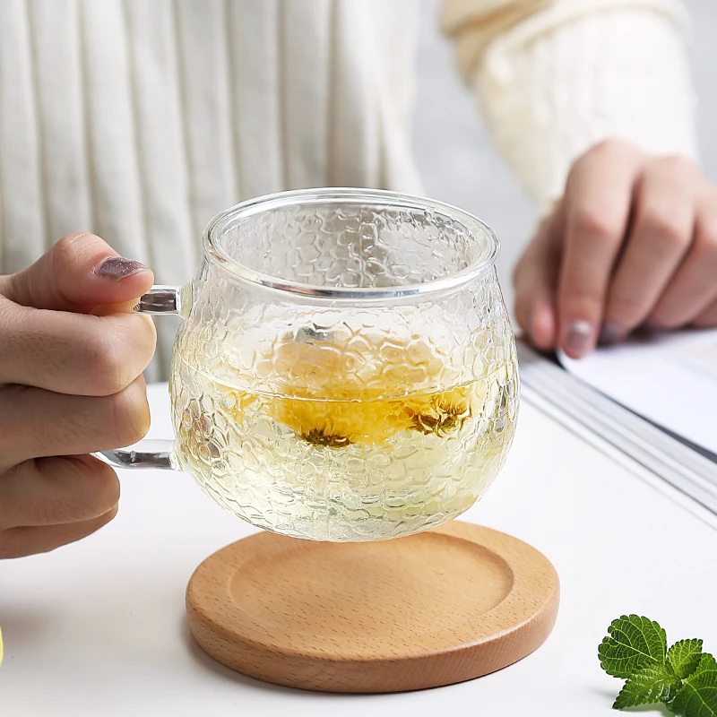 

Glass filter women's water cup office single tea cup with separable cup heatable tea cup tea LB122711