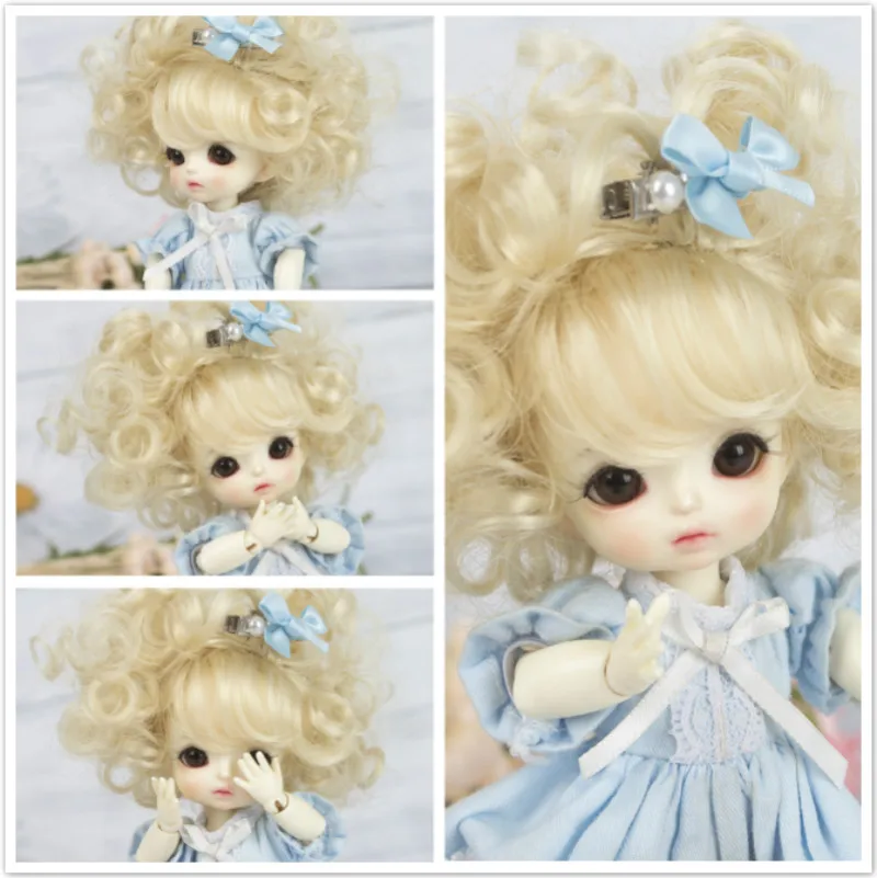 Кукольный парик Aidolla 1/8 BJD &amp Kurhn волосы боб из высокотемпературного волокна для