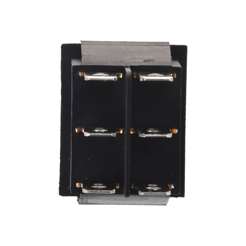AC 16A/250V 20A/125V Green Light Illuminated DPDT ON/ON Boat Rocker Switch 5 Pcs | Обустройство дома