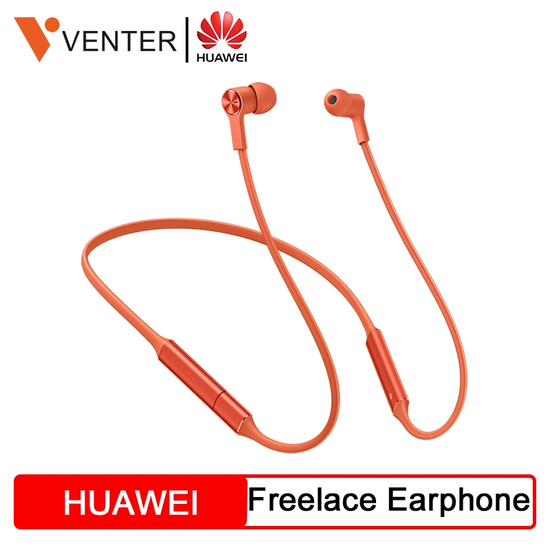 Original Huawei FreeLace Wireless Earphone Bluetooth Sport Waterproof In-ear Memory Cable Metal Cavity Silicon Magnetic Switch