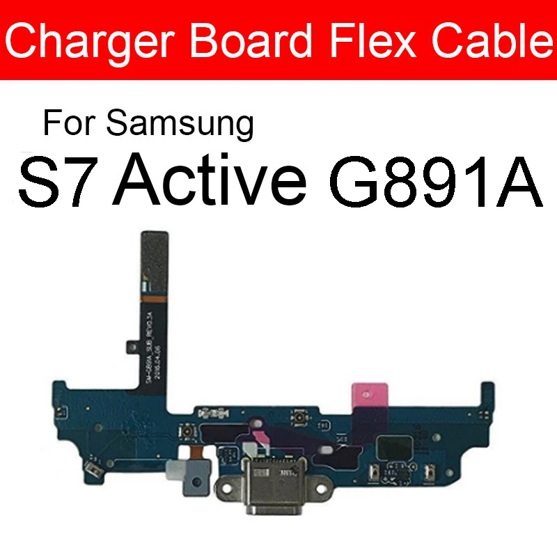 Зарядное устройство USB плата для Samsung Galaxy S7 Active SM-G891A G891A зарядный порт разъем