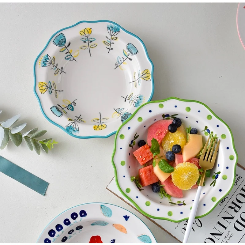 Салатница инкрустация ужин тарелка с изображением героев мультфильмов тарелки