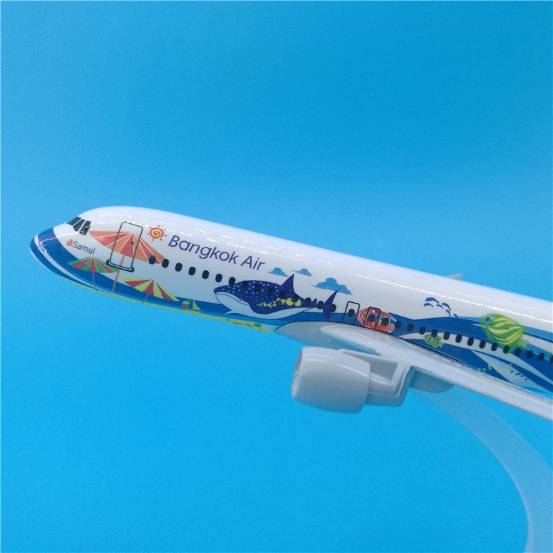 16 см морская рыба А320 металлическая модель самолета украшение подарок для