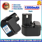 LOSONCOER 12V 2.0Ah 13500 мАч, Батарея для экскаватора Hitachi EB1214S 12V EB1220BL EB1212S WR12DMR CD4D DH15DV C5D, DS, 12DVF3 батареи