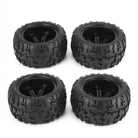 4pcs 150mm wheel rim and tires for 18 monster truck traxxas hsp hpi e maxx savage flux racing rc car accessories