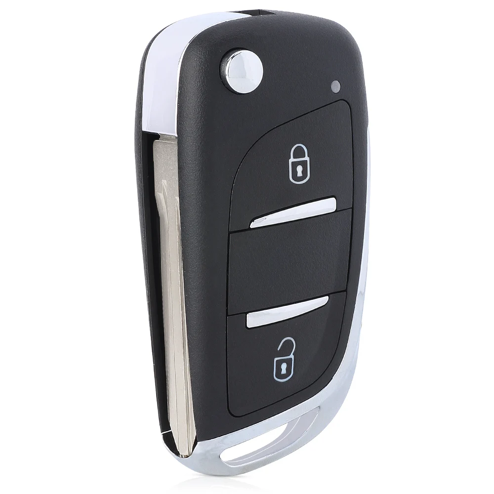 Запасной обновленный ключ KEYECU с дистанционным управлением 2 кнопки 433 МГц ID48 для