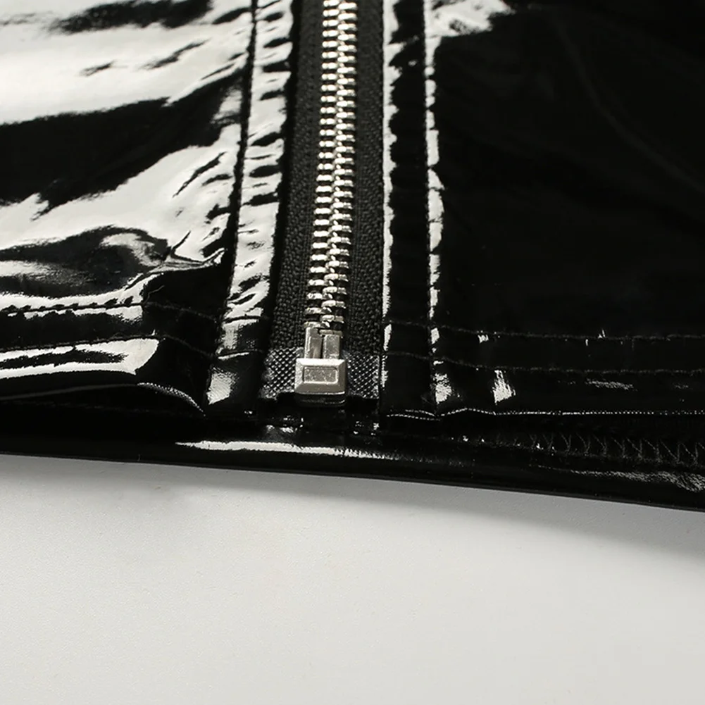 Женская передняя молния модная дышащая короткая летняя трубка топ Уличная