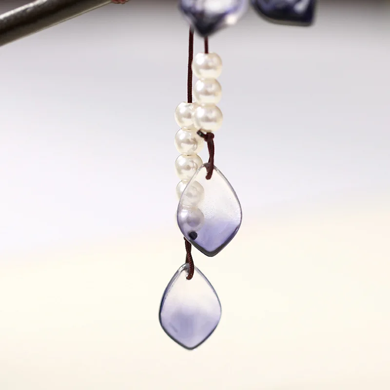 Женские свадебные украшения для волос FORSEVEN китайские цветочные шпильки с