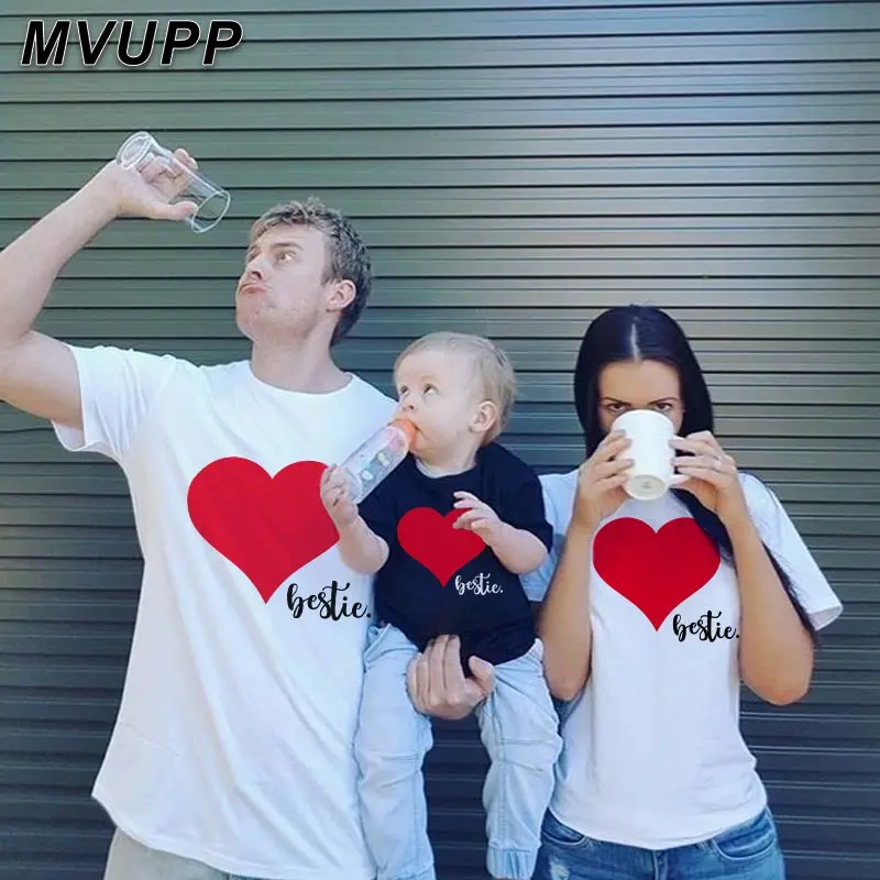tops daddy mommy baby mom daughter matching clothes family matching clothe print tshirt dad mom daughter son fashion family look