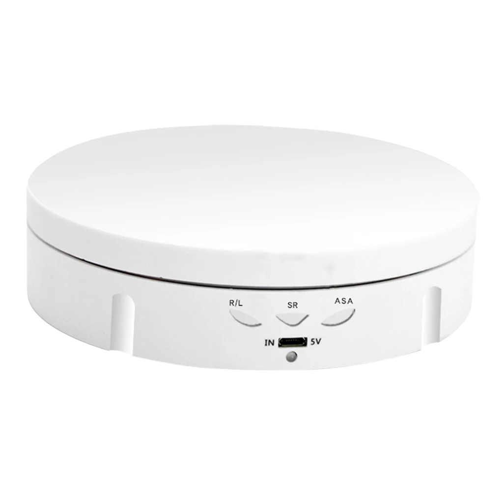 360 Degree Electric Rotating Turntable for Photography Automatic Revolving Platform Watch Bag Jewelry Shoes | Инструменты