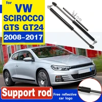 for vw scirocco 2008 2017 r gts gt24 refit bonnet hood gas spring shock lift strut bars support hydraulic rod car styling