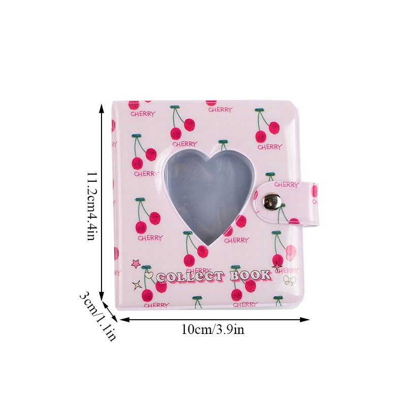

New 3Inch Mini Pocket Photo Album Cover INS Hollow Out Notebook Cover School Stationery Binder Cover Exquisite PVC Fashion