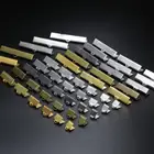 Застежки для ювелирных изделий, плоские, пряжка для шнура наконечников, 50 шт.