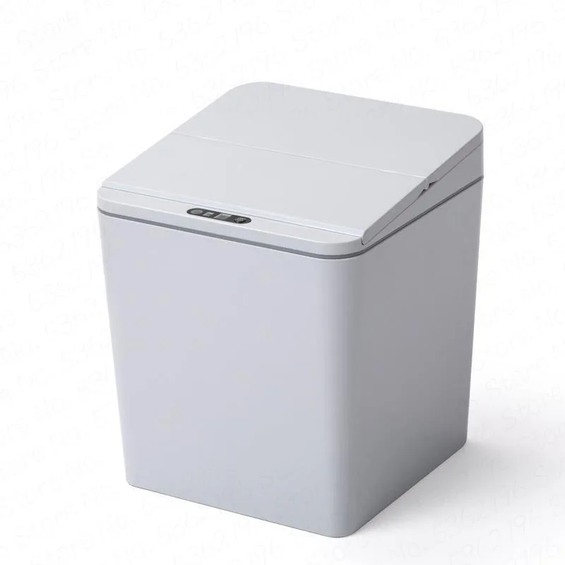 

Intelligent automatic dustbin inductive dustbin modern simple small capacity dustbin folding cover