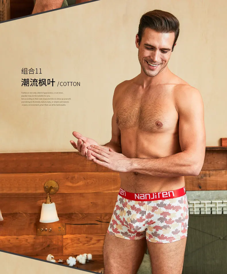 Shorts Mens 5Pcs\lot Underwear Soft Boxers Cotton Boxer Men Solid Boxer Shorts Plus Size Boxers Mens Underwear Lot