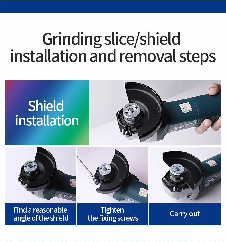 Bosch GWS Series Angle Grinder Metal Cutting Polishing Machine Upgrade New Metal Polishing Machine