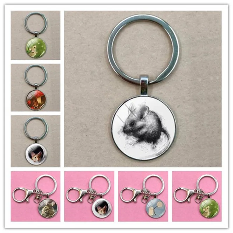 Новинка 2020 маленький женский брелок для ключей выпуклый Круглый Брелок со