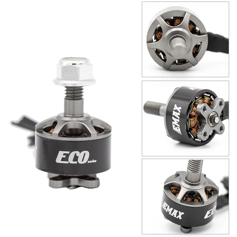 

EMAX ECO Mini Series 1407 2-4S бесщеточный двигатель для FPV гоночного дрона