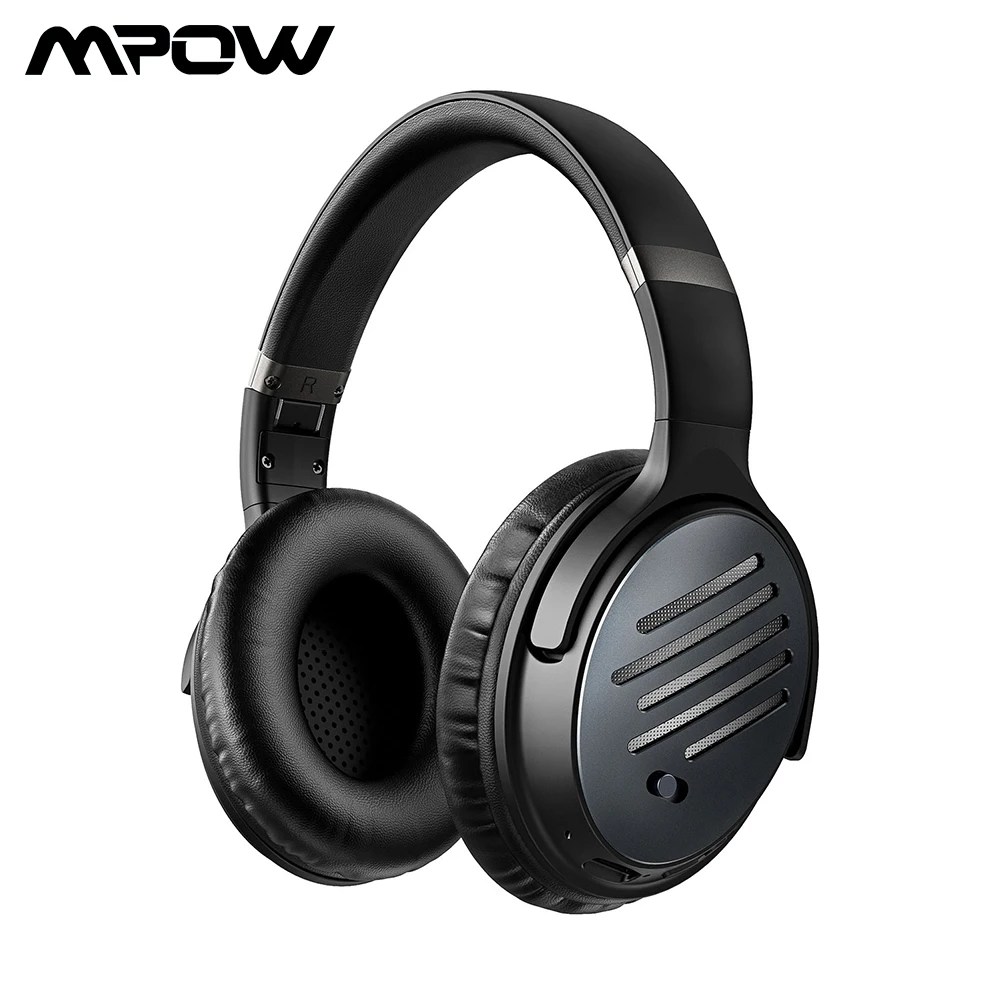 Mpow H16 ANC Bluetooth наушники с активным шумоподавлением Беспроводная гарнитура с быстрой зарядкой 30 ч Время воспроизведения глубокий бас для ПК телефона