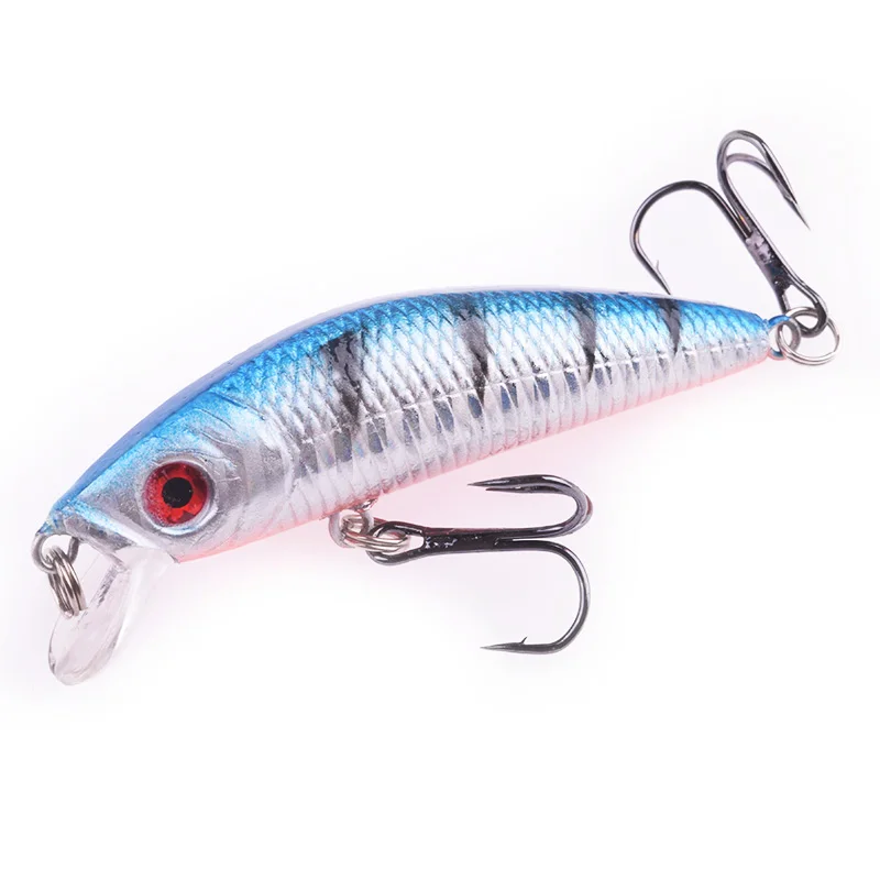 

5pcs/Lot Mixed Colors Fishing Lure Set 7.2cm 7.5g Crazy Minnow Hard Bait Kit With Treble Hook Sinking Swing Wobbler Pesca Tackle