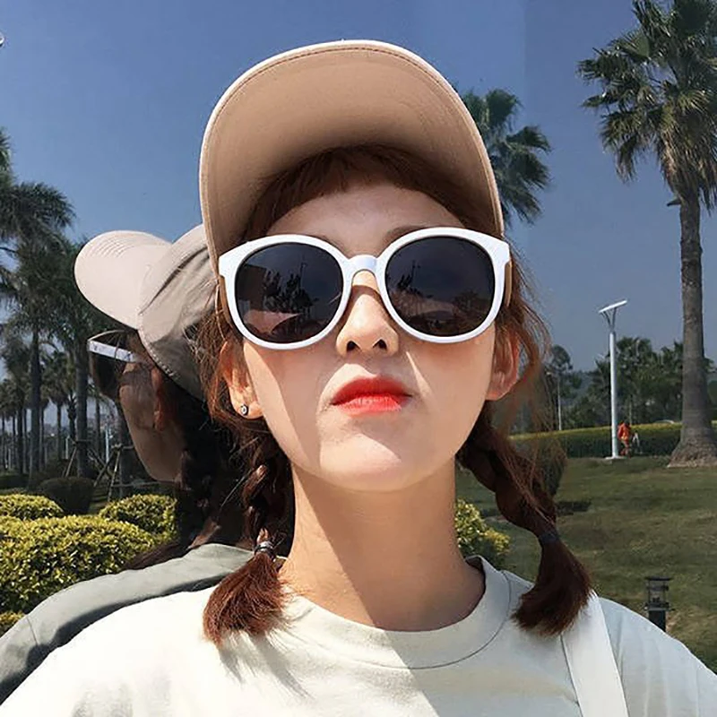 Брендовые дизайнерские преувеличенные круглые солнечные очки RMM женские