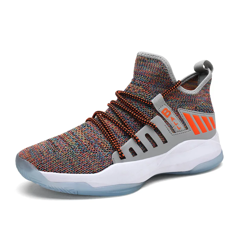 

Man High-top Jordan Basketball Shoes Breathable Nonslip Sneakers Men New Style Shockproof Jordan Shoes Outdoor Tennis Trainers