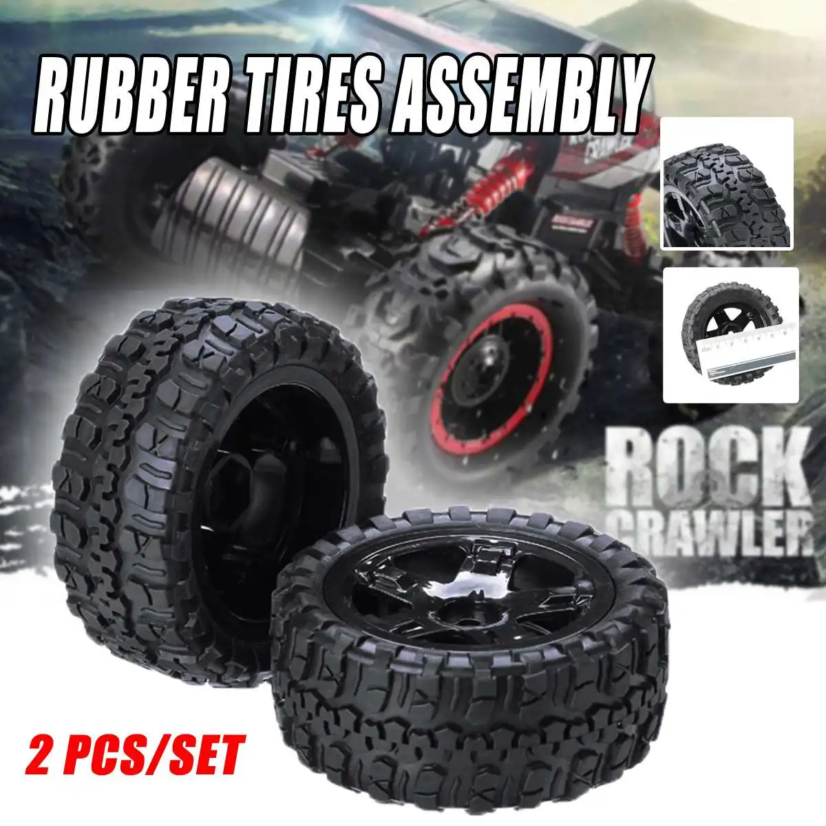 

2 шт. REMO P6971 шины в сборе 1:16 RC Автозапчасти для Truggy короткий курс 1631 1651 1621 пульт дистанционного управления автомобильные шины